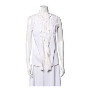 Tory Burch white Tank Top size 4